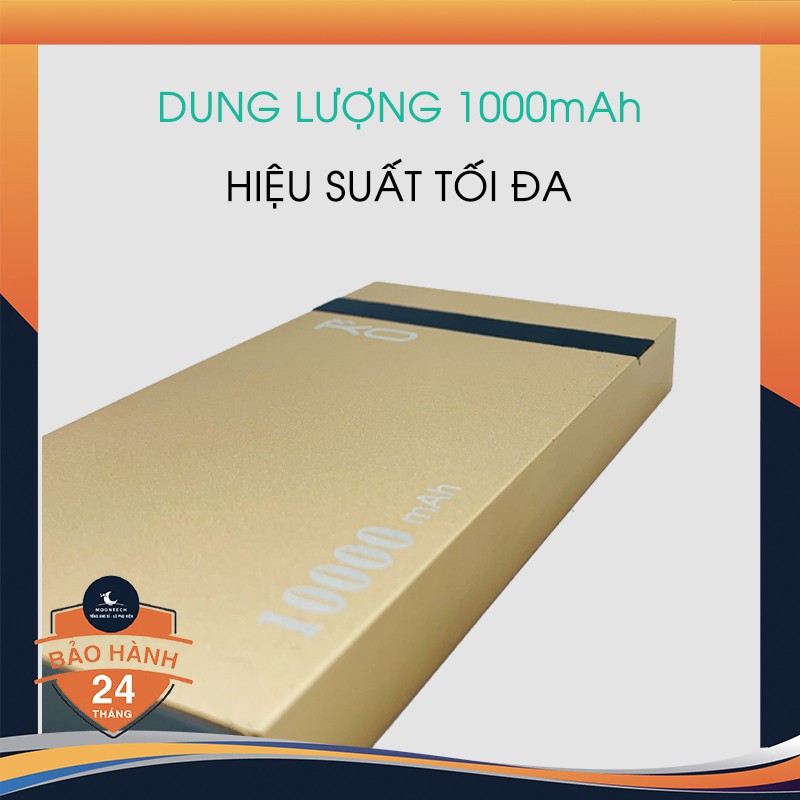 Pin Sạc Dự Phòng 10000 Mah 2 Cổng Sạc