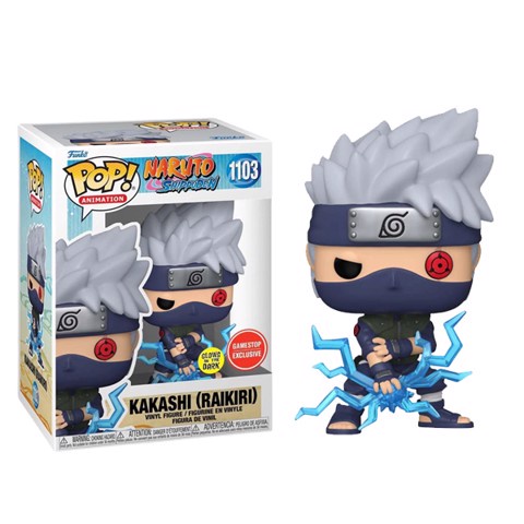 Đồ chơi mô hình funko pop 1103 Kakashi (Raikiri) (Action Pose) Glow In The Dark - Naruto