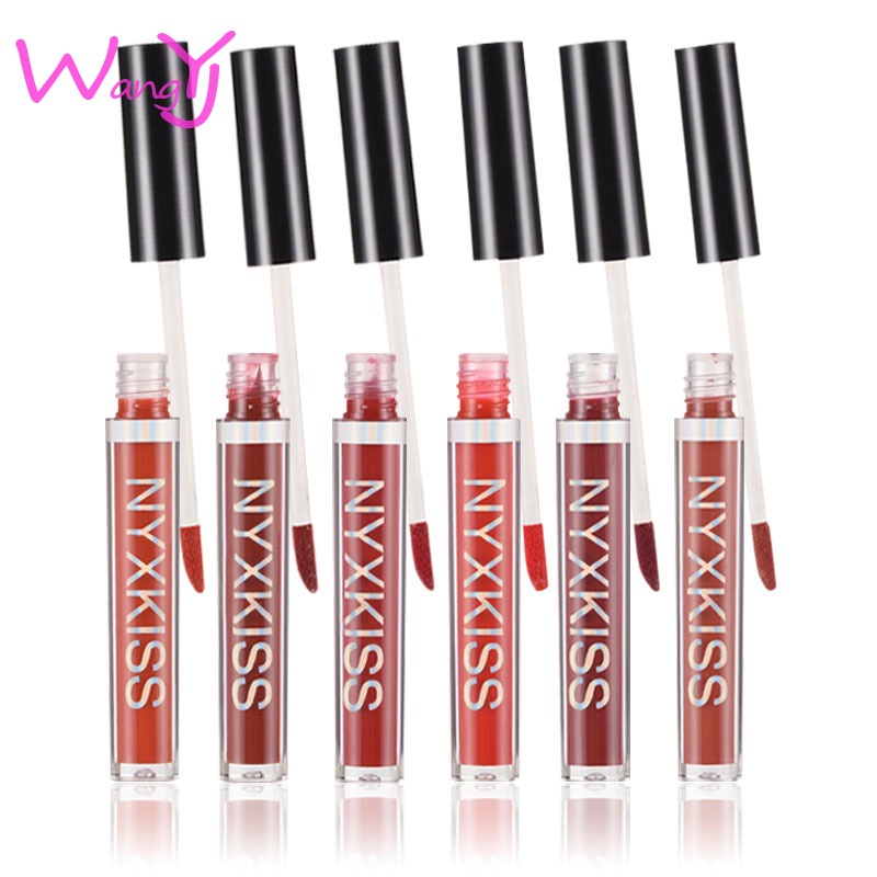 Set 6 Son Môi Nyx Kiss Beauty Lâu Trôi Và Chống Dính Cốc Hiệu Quả