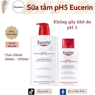 Sữa Tắm Dành Cho Da Nhạy Cảm Eucerin Ph5 Washlotion