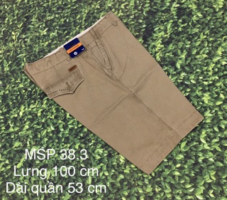 SIZE 38 : SHORT KAKI NAM PHONG CÁCH LỊCH LÃM