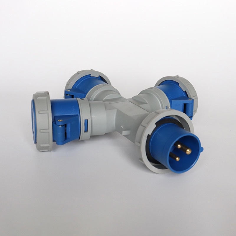 Ổ cắm công nghiệp chia 3 IP 67 (3F16A)