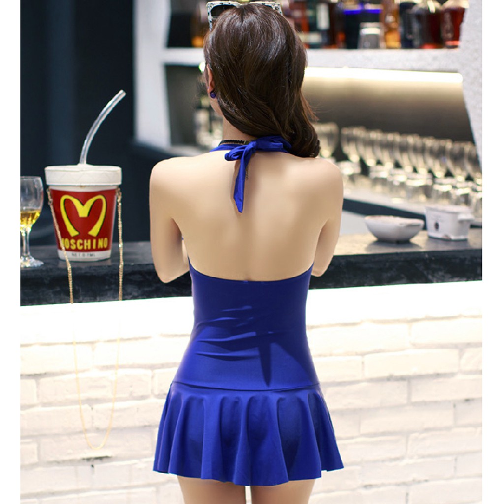 Đồ bơi nữ, áo tắm đi biển dạng váy duyên dáng BK-038i