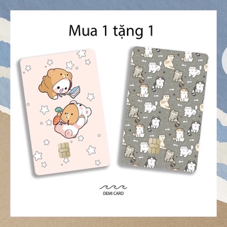 Decal Dán Thẻ ATM, thẻ chung cư, visa, thẻ từ, thẻ xe