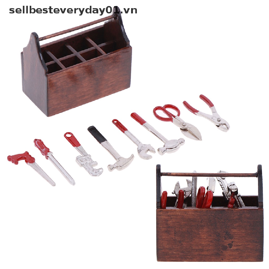 1 Bộ Dụng Cụ Sửa Chữa Mini Cho Nhà Búp Bê 1: 12