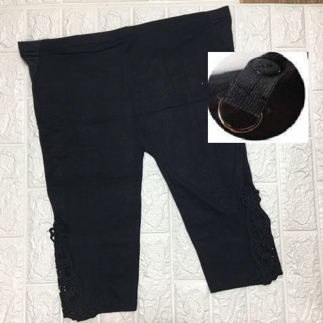 Quần bầu lửng ốp ren, ren nơ