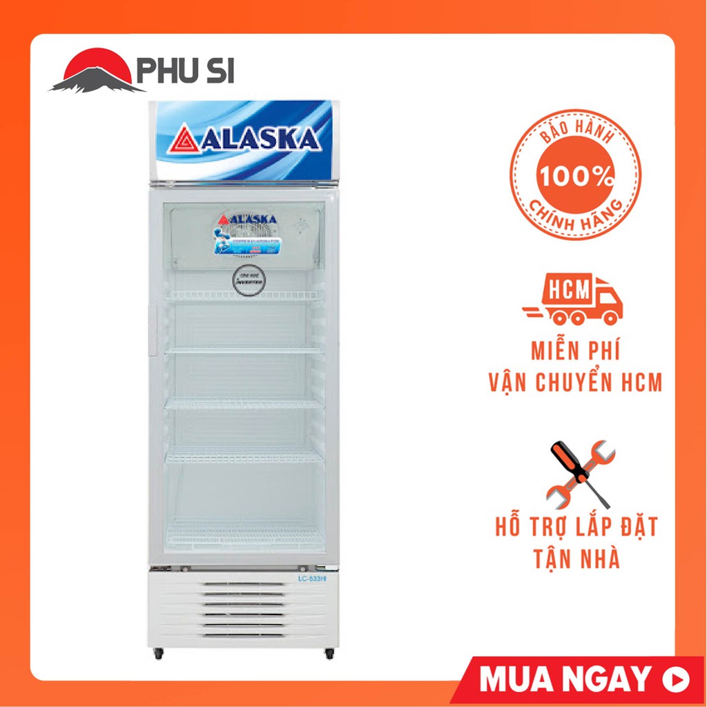 [GIAO HCM] Tủ Mát Alaska Inverter LC-633HI ( 400 Lít )