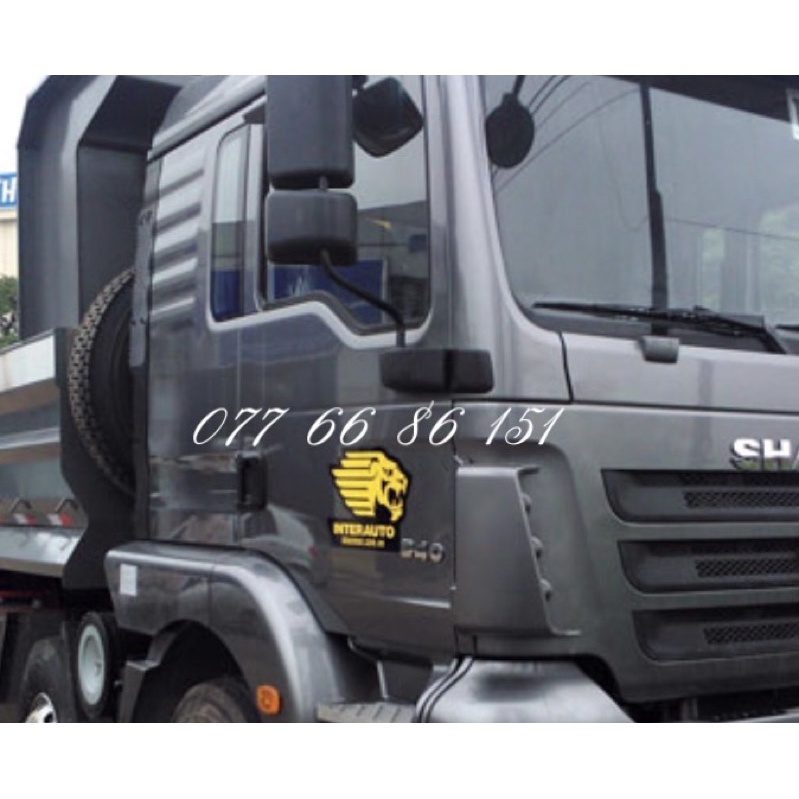 Tem Dán Xe Tải Shacman Con Hổ. Tem Con hổ dán Xe Tải shacman