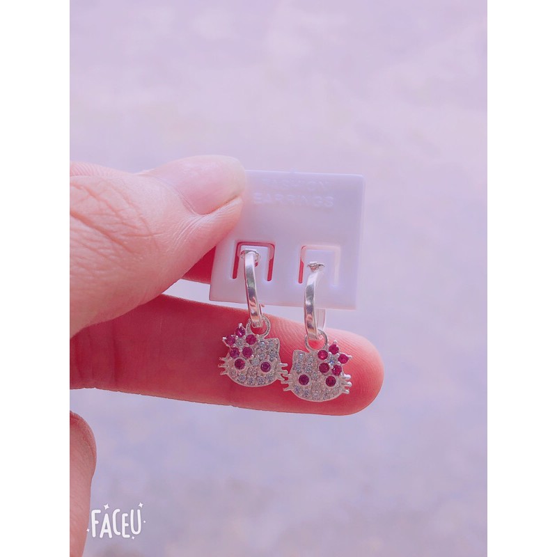 BÔNG TAI MÈO BẠC TA CHO BÉ