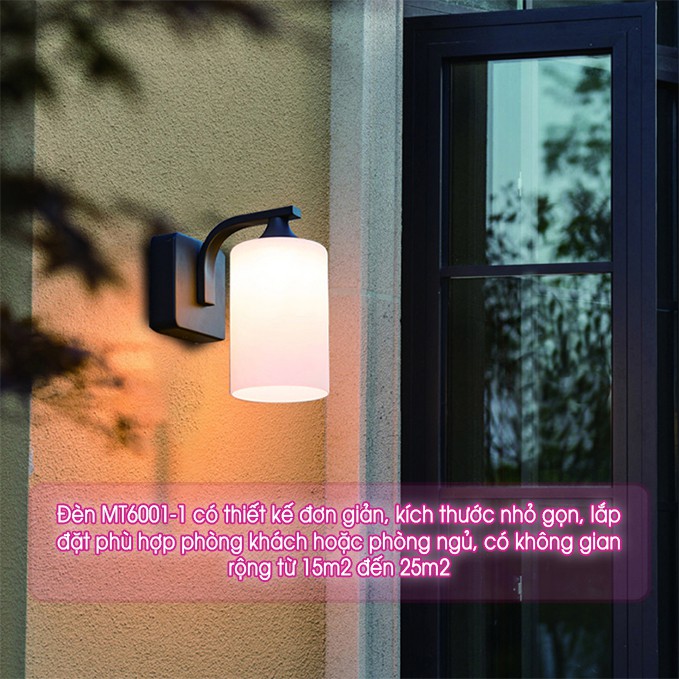Đèn Treo Tường ♥️JOYMART♥️ Đèn Gắn Tường Phòng Ngủ Trang Trí Cầu Thang Giá Rẻ Kèm Bóng LED MT6001