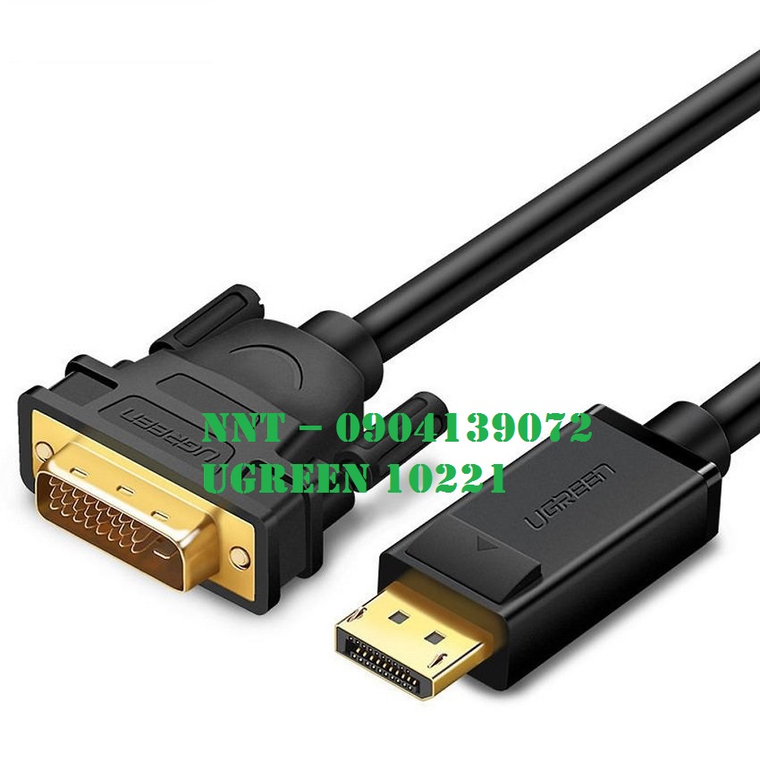 Cáp chuyển đổi Displayport sang DVI 24+1 dài 2m chính hãng Ugreen 10221