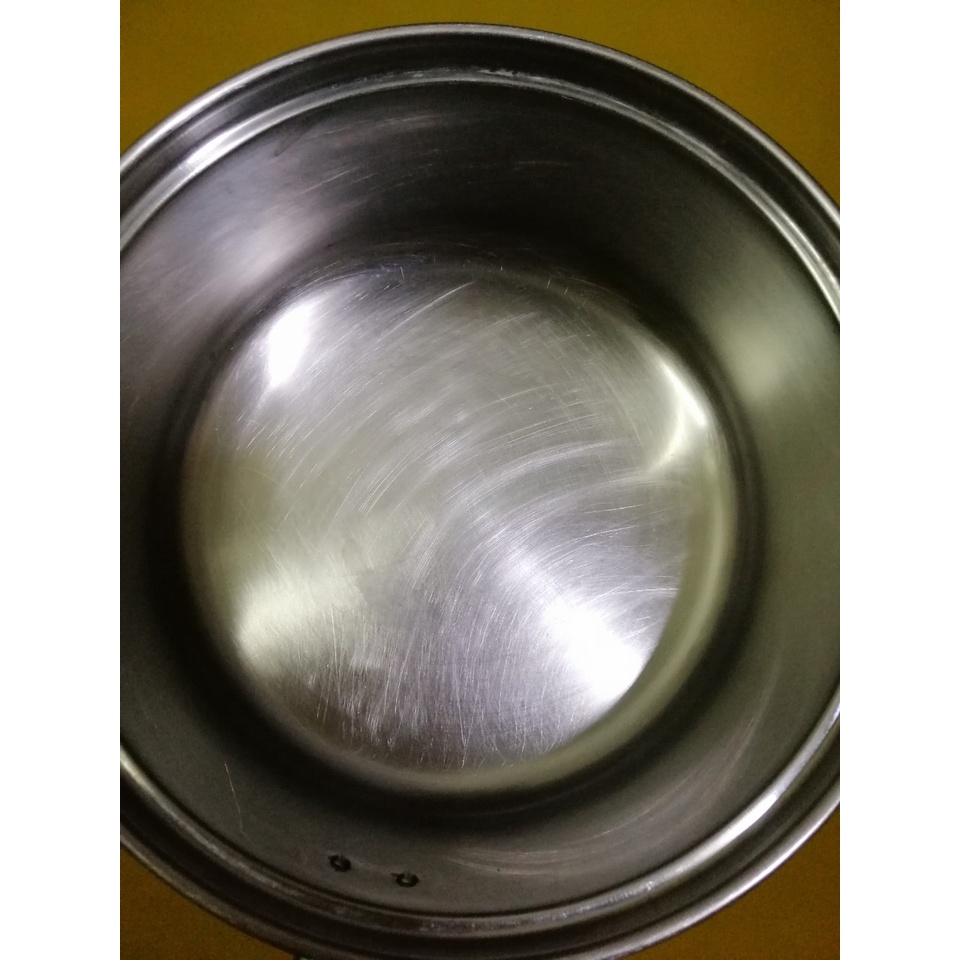Quánh inox nội địa Nhật, size 19cm, cao 9cm (mã 634), Dùng được bếp từ