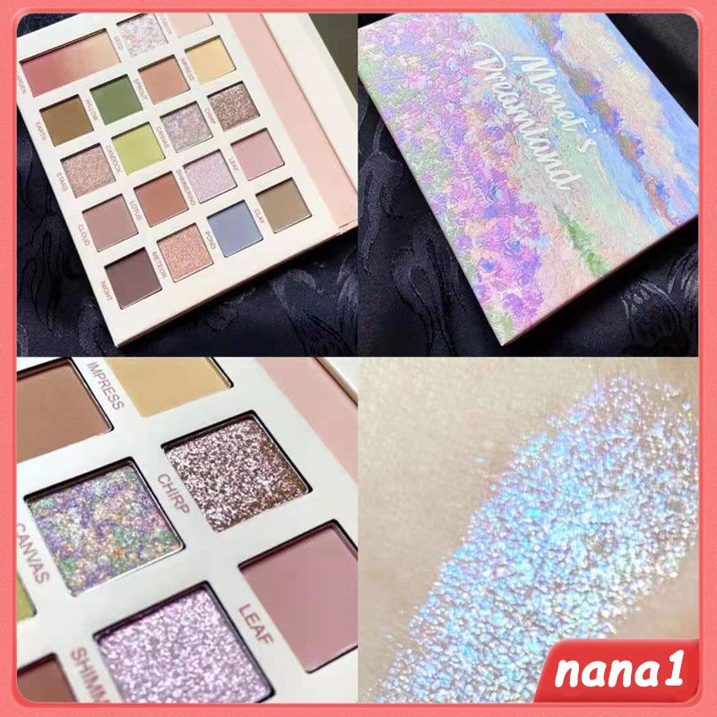 Bảng phấn mắt IGOODCO 42 phấn mắt + 4 má hồng + 2 phấn bắt sáng + 2 cọ trang điểm