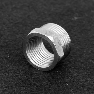 Nối ren ngoài 27 - ren trong 21, cà rá INOX