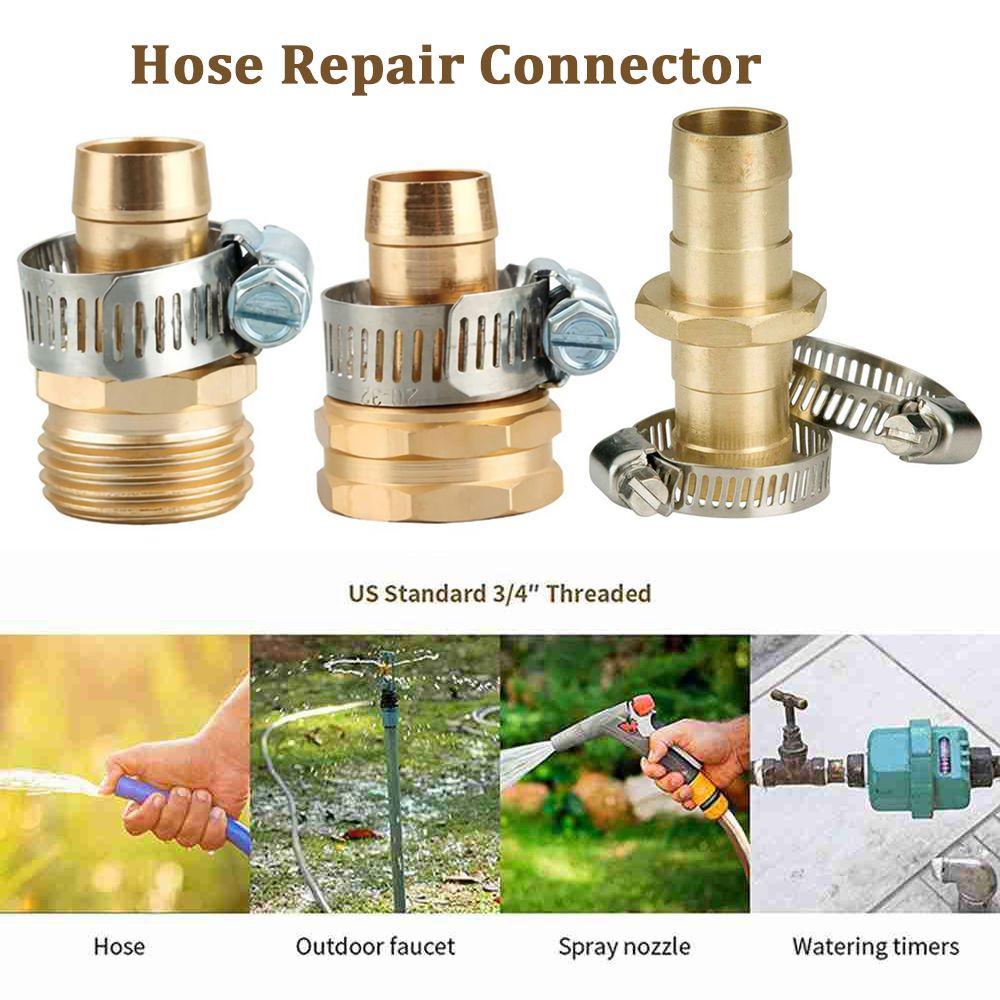 GOGOUP Đầu Nối Ống Nước Tưới Cây Bằng Đồng Chất Lượng Cao