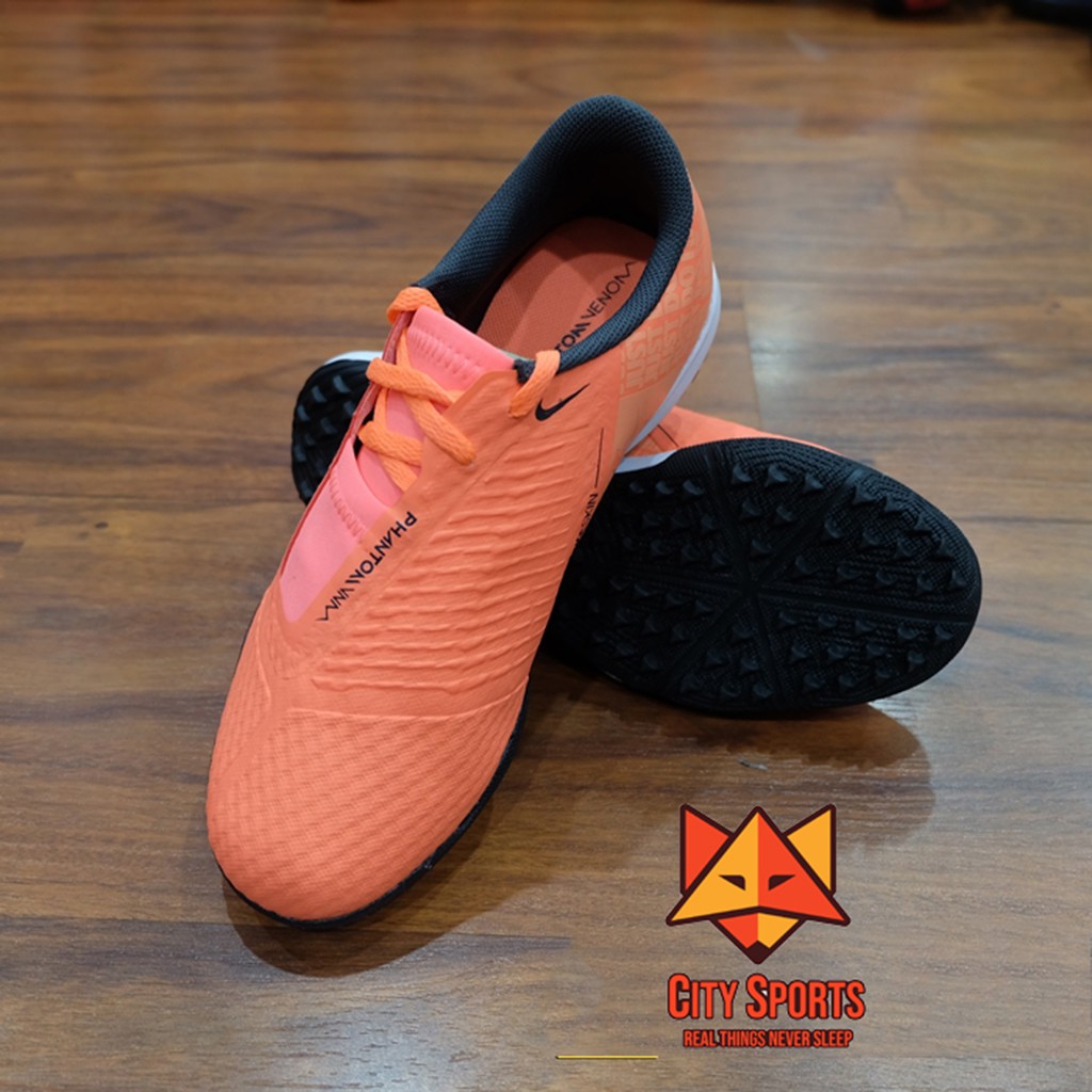 Giày đá bóng sân cỏ nhân tạo Nike Phantom VNM Academy TF Kids - Bright Mango/Orange AO0377 810