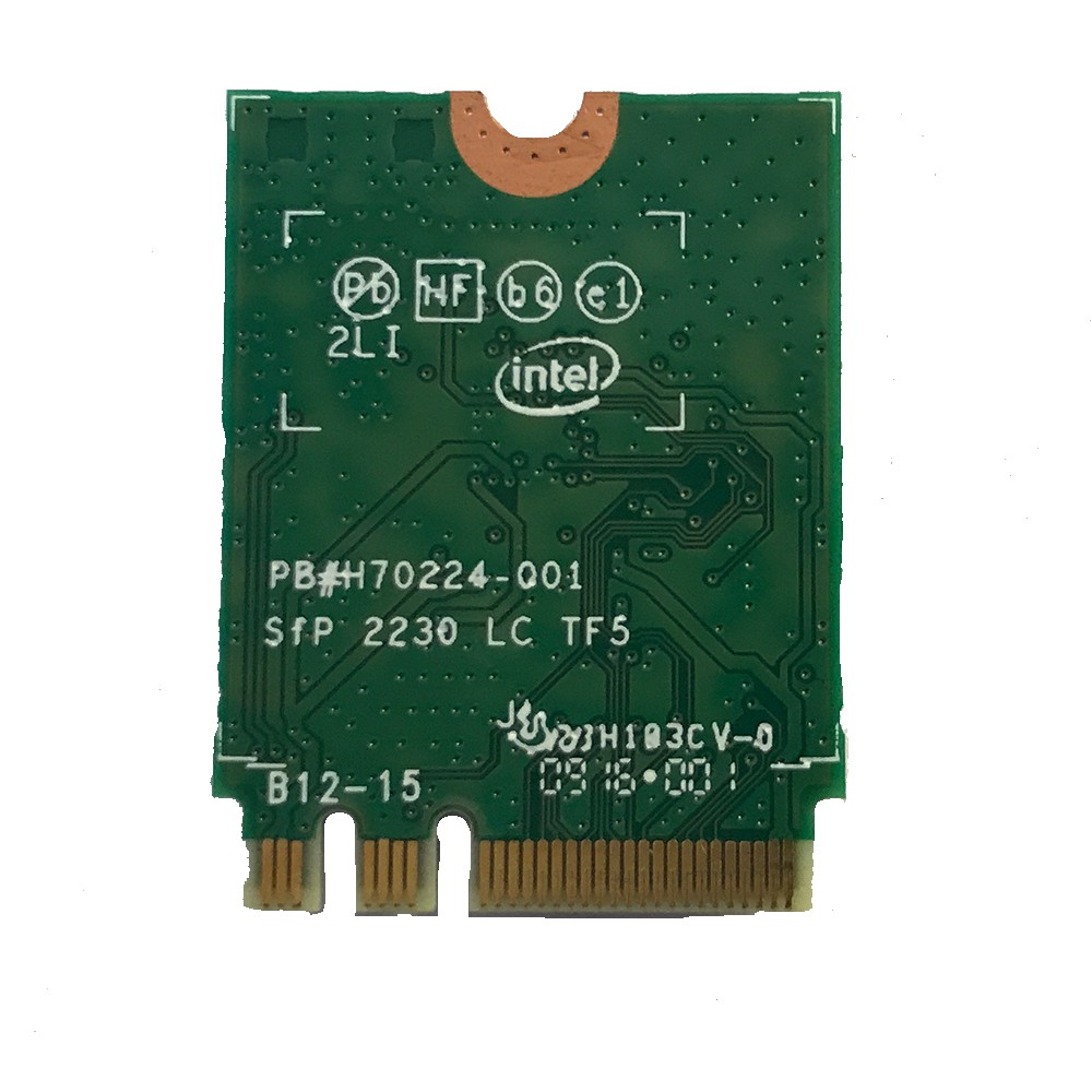 Card WiFi Laptop Intel 7265NGW / 8260NGW / 8265NGW / 9260NGW chuẩn AC có Blueooth (chân NGFF / M.2)