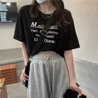 Áo thun nữ ❤️freeship❤️ áo croptop in chữ siêu xinh