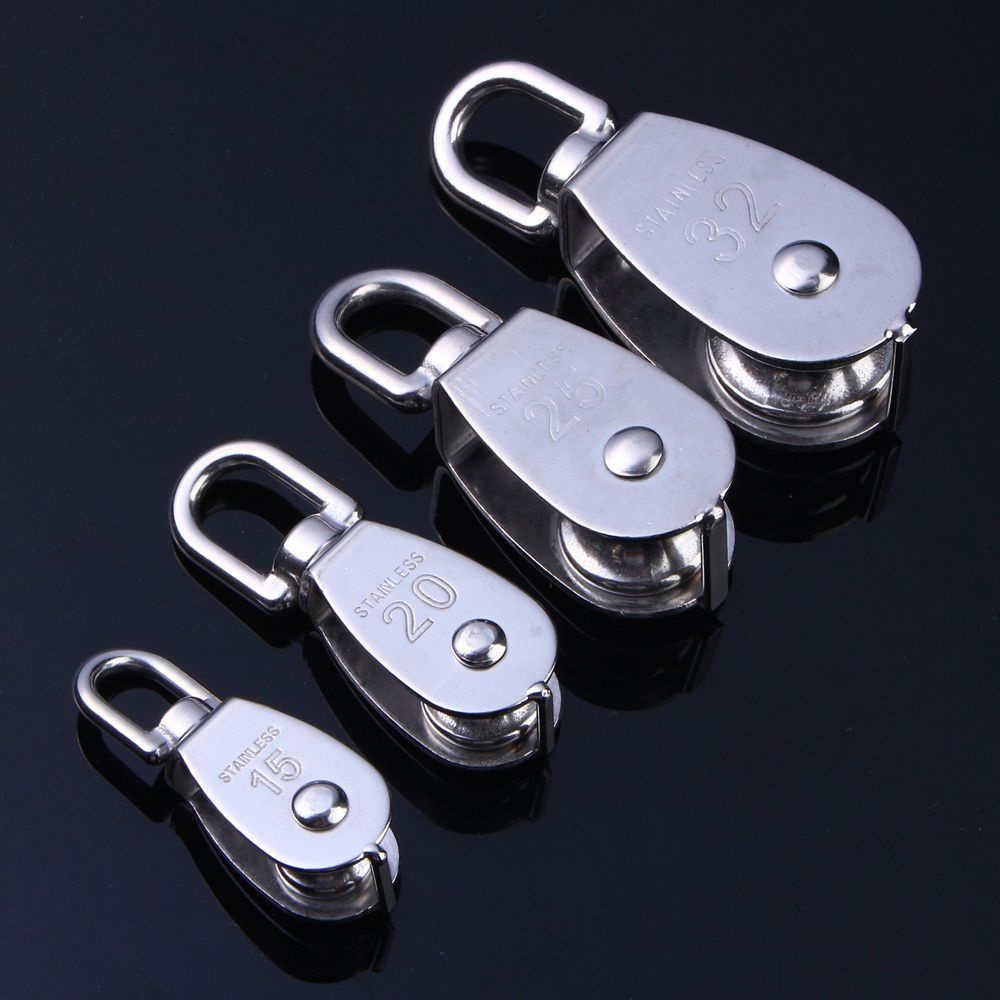 Ròng rọc bằng thép không gỉ kích thước M15 M20 M25 M32 tùy chọn tiện dụng