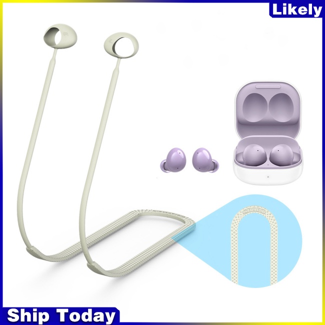 Dây Đeo Cổ Bằng Silicon Chống Thất Lạc Cho Tai Nghe Samsung Galaxy Buds 2