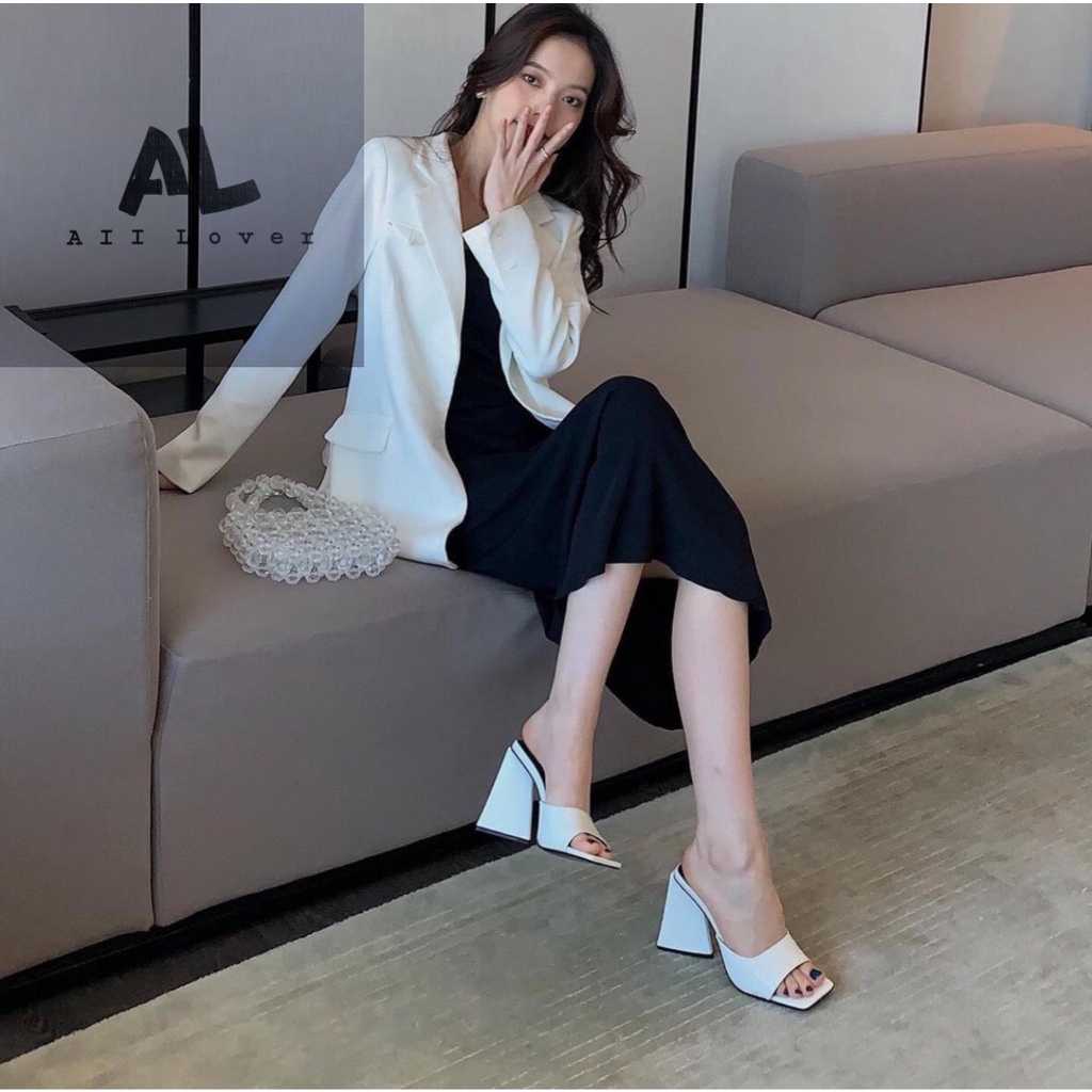 GUỐC NỮ ALI LOVER - DÉP CAO GÓT QUAI NGANG 9 PHÂN - AD211159