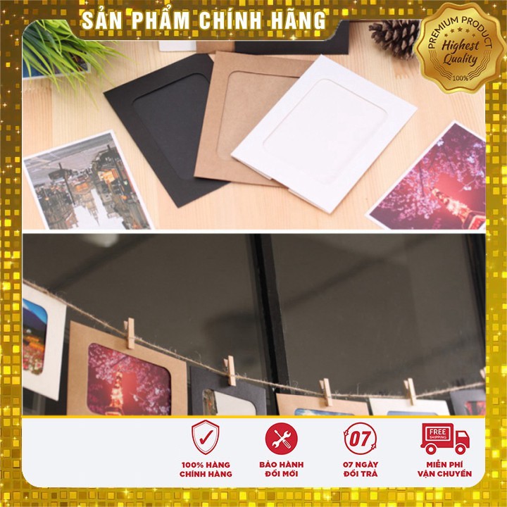 [HÀNG CHÍNH HÃNG_FREESHIP] Bộ 9 khung ảnh treo tường đẹp size 15,4*11,3cm (khung trong 11*8cm)