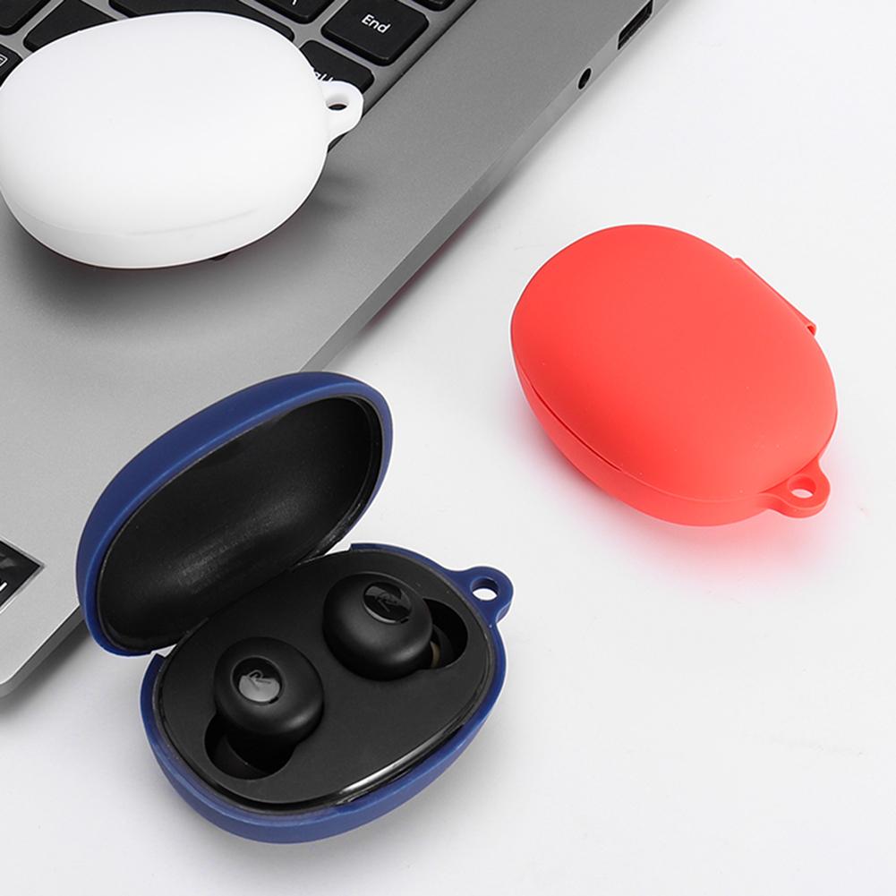 3cQ01 realme buds Q case Dustproof Soft Washable Protective Cover, Silicone Case for realme Buds Q TWS Wireless Earbuds