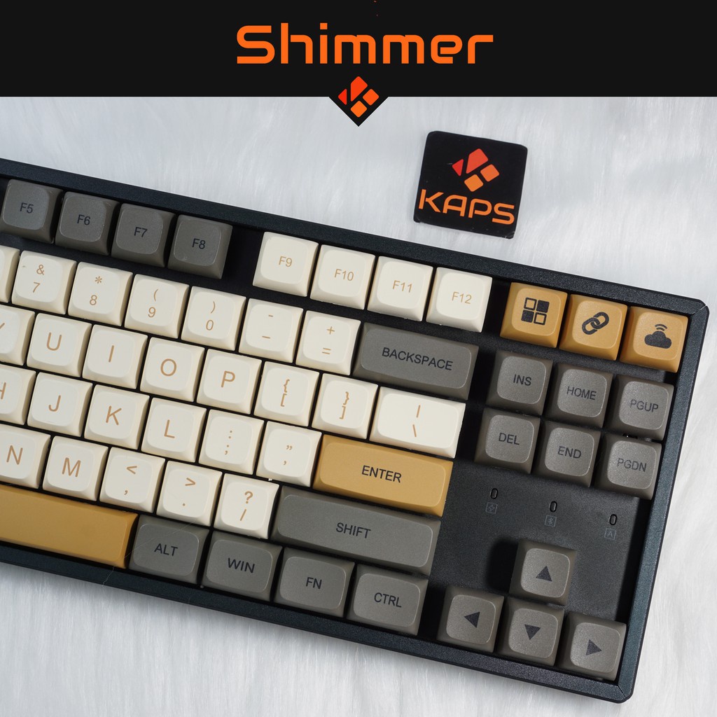 [ Hàng Hot ] Keycap SHIMMER - XDA - Thick PBT - Dyesub - 125 nút cho bàn phím cơ (Filco, Leopold, IKBC, Edra, keychron)