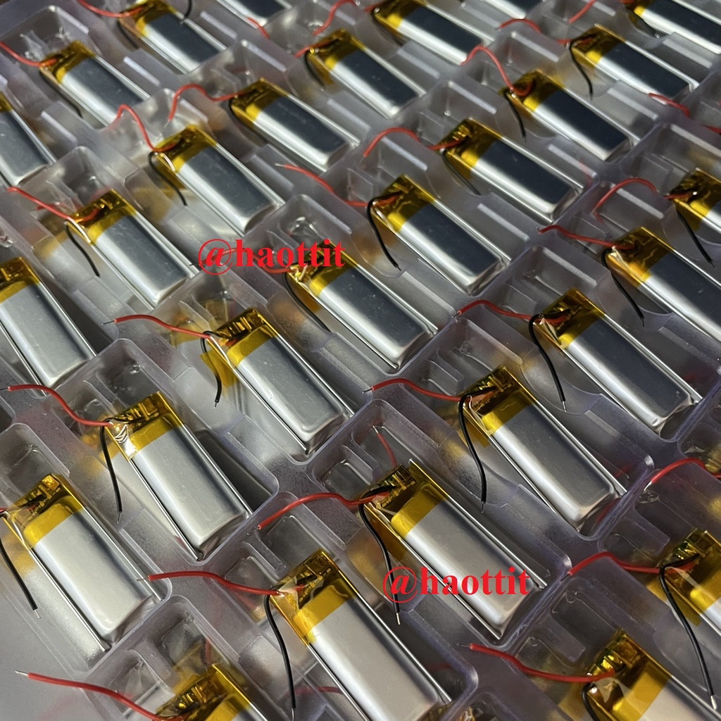 Pin Li-Po 3.7V 601230 061230 180mAh  cho hộp sạc tai nghe Bluetooth