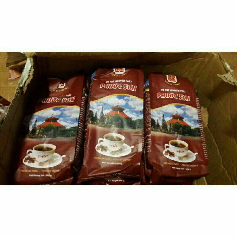 Cafe rang xay Quý Cha Phước Sơn làm 500g-85.000