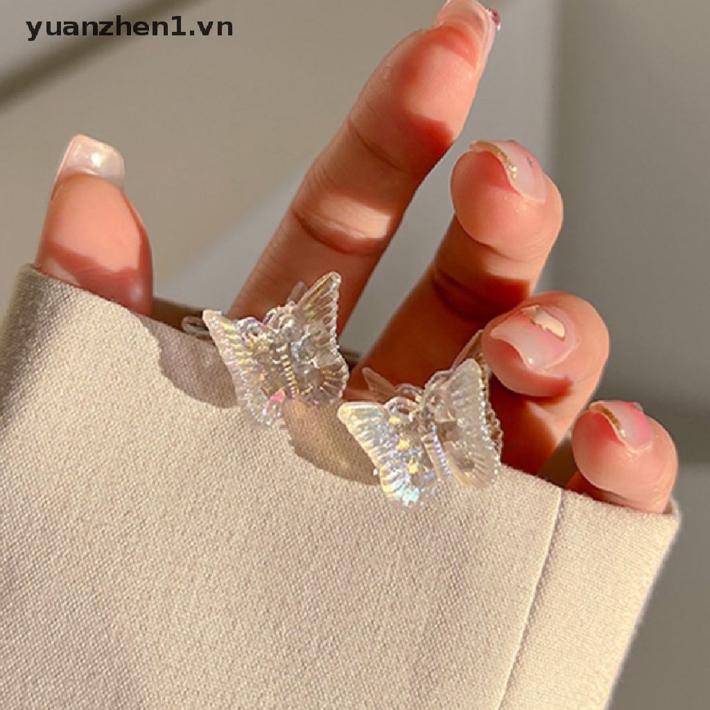 Set 10 Kẹp Tóc Càng Cua Mini Trong Suốt Dễ Thương