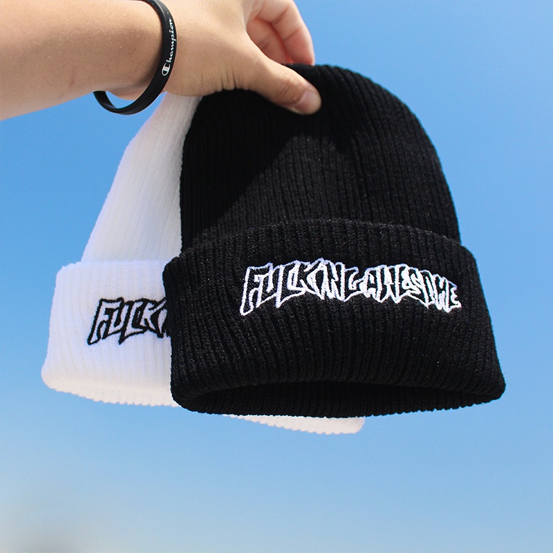 Nón Len Trùm Đầu Họa Tiết Mặt Cười Drew. Phong Cách Hip Hop Năng Động Chất Lượng Cao