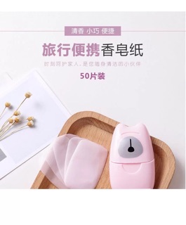 Xà phòng giấy- xà phòng bỏ túi