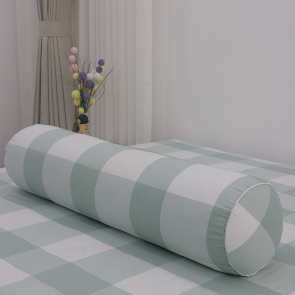 Vỏ Gối Ôm K-Bedding by Everon KPCD công nghệ nhuộm sợi Yarn Dyed, kích thước 80*100cm, có khóa kéo