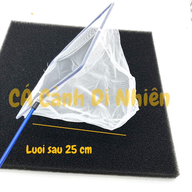 Vợt bắt cá thủy sinh AMAZON SERIES cán nhựa xanh SIZE 10 25 cm cho hồ cá