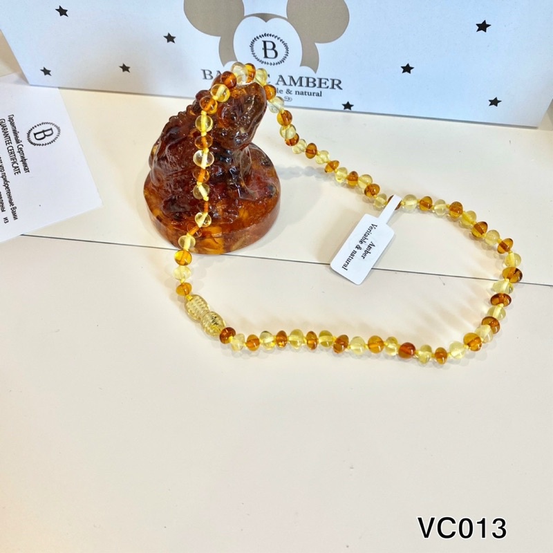 Vòng cổ/ Vòng tay Baltic Amber Nga dành cho bé