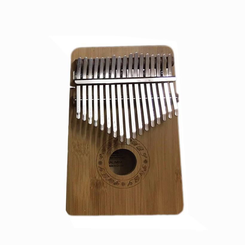 Đàn Kalimba 17 phím Gỗ Mahogany Yael Gỗ Chữ Tặng Kèm Harmonica 24 Lỗ Màu Ngẫu Nhiên - HÀNG CÓ SẴN