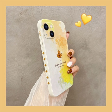 Ốp điện thoại silicon mềm, hình hoạt hình phong màu nước cho các dòng điện thoại IPHONE 11/Pro/Pro max/12/Pro/Pro max/13