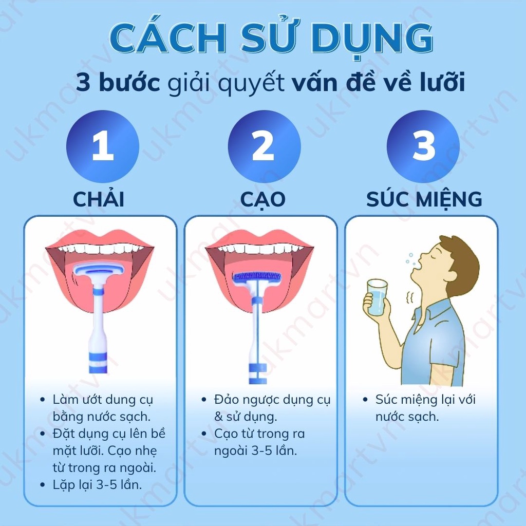 Dụng Cụ Vệ Sinh Cạo Lưỡi Pierrot 1 Cây