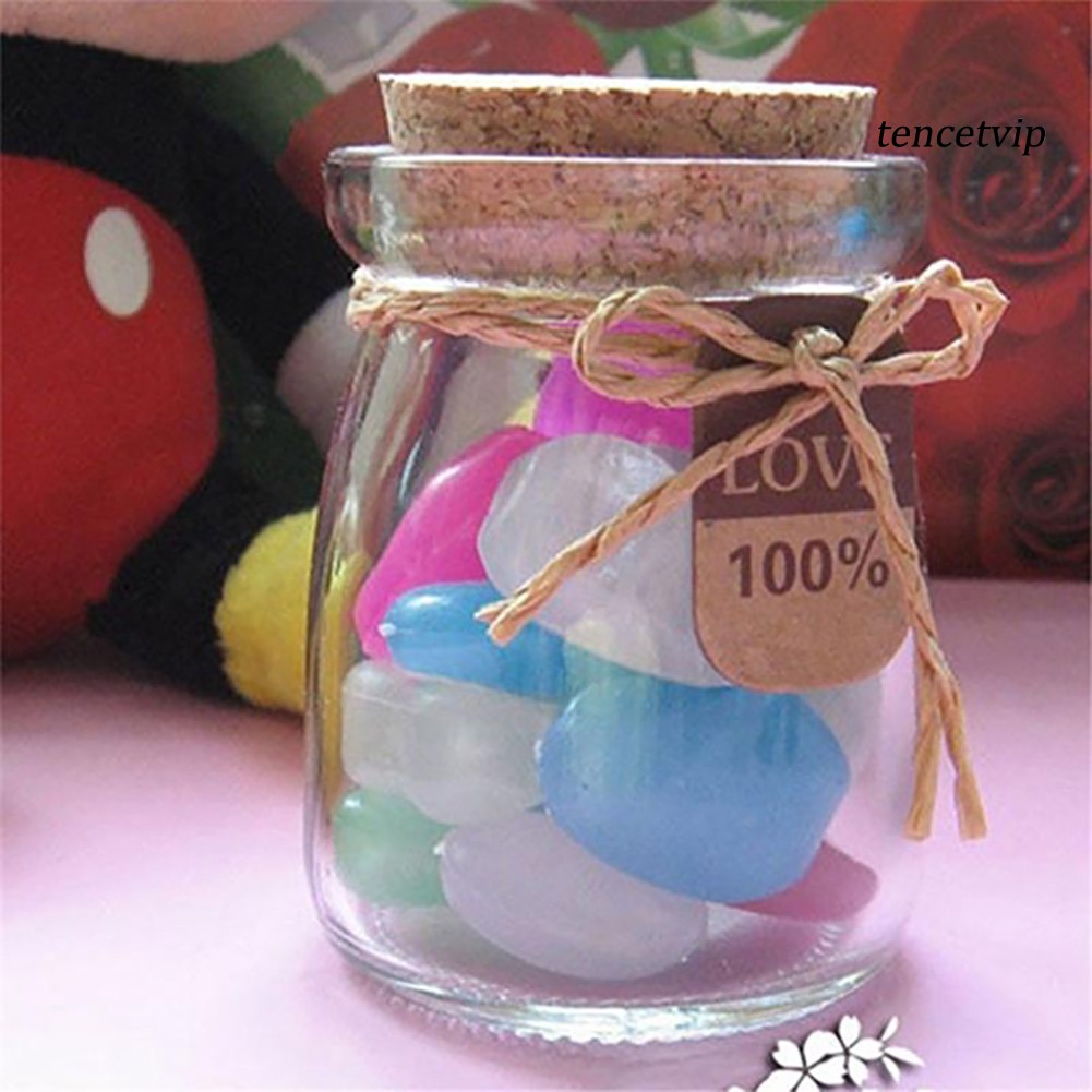 Set 10 viên đá dạ quang dùng trang trí bể cá