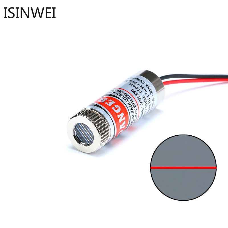 Đầu diode laser đỏ 650nm 5mW có thể điều chỉnh