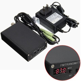 【Big Sale】Máy phát sóng FM kỹ thuật số kèm bộ nguồn và dây điện*Good