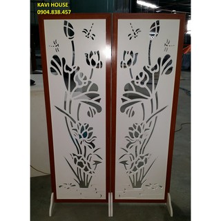 Tấm bình phong hình hoa sen (KV-BP03)/bộ