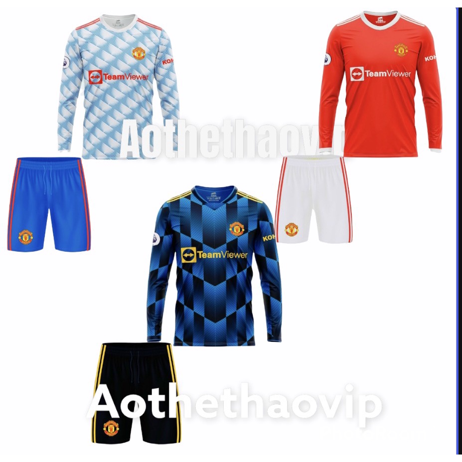 Quần áo bóng đá Dài Tay CLB PSG, CLB Man City 2021–Áo Bóng Đá 2021 Đẹp, Đồ Thể Thao Mẫu Mới