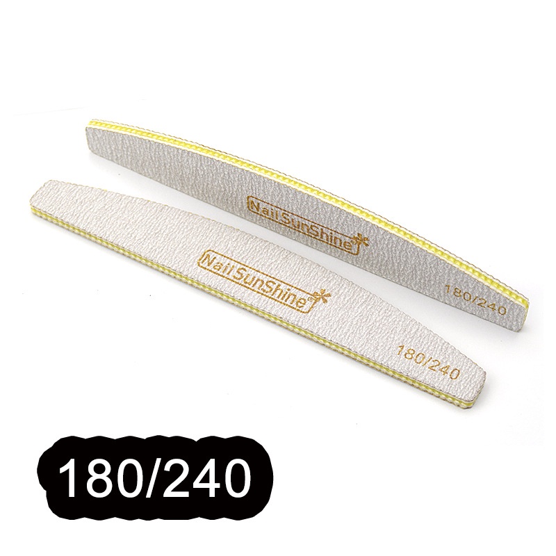 Dũa Móng Tay Basic Halfmoon 180/240 - Neosxinh Nails