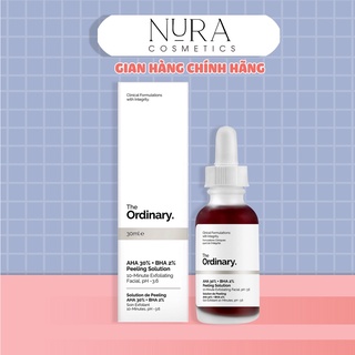 Tẩy da chết hóa học the ordinary aha 30% bha 2% peeling solution