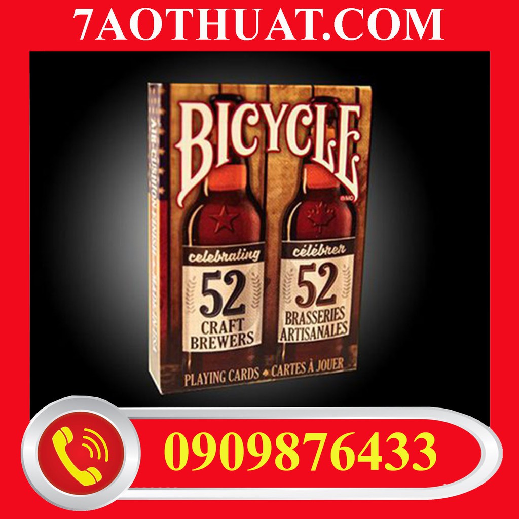 Bài Mỹ cao cấp chính hãng: Bicycle Craft Beer V2 Deck by US Playing Card Co