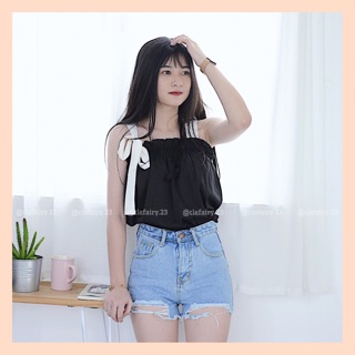 (ẢNH THẬT 100%) Áo Nơ Kiểu Style Ulzzang