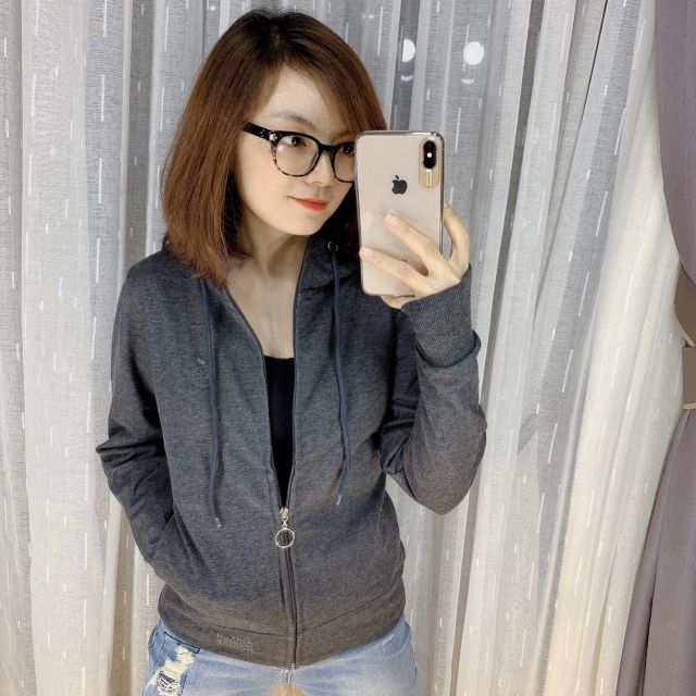 Áo khoác Chống Nắng Nữ Size Đại 65-8kg Big Size. Áo Khoác Size Đại 6 Túi, Nón To