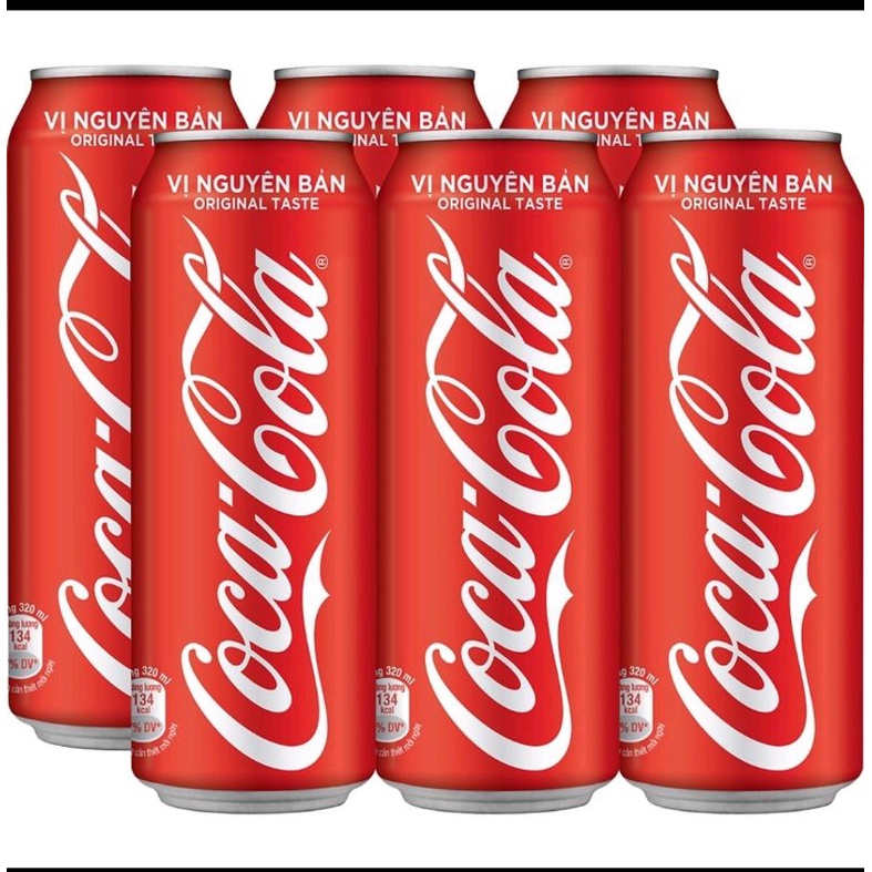 Lốc 6 Lon Coca Cola 235ml/320ml